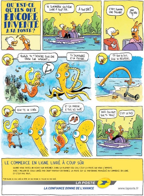 La pieuvre de la Poste.
