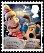 Timbre noel 2010 de la Royal Mail.