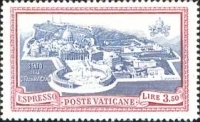 Timbre la Cité du Vatican.