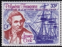Timbre explorateur James Cook.