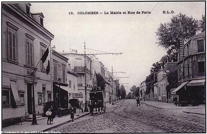 Ancienne mairie de Colombes en 1906