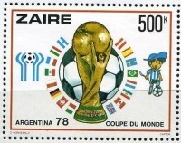 Timbre coupe du monde 1978.