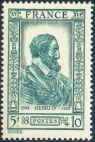 Timbre le roi Henri IV.
