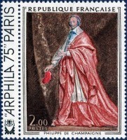 Timbre du cardinal Richelieu.