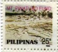 Timbre le Mont Pinatubo.