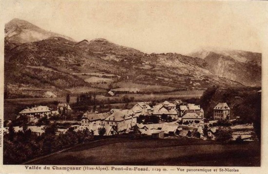 Carte postale de Pont du Fossé - Vallée du Champsaur.