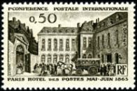 1ère Conférence postale internationale à Paris Hôtel des Postes.