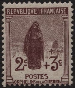 Timbre - La veuve. Timbre - La veuve.