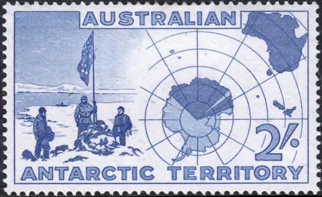 timbre - Le territoire Antarctique.