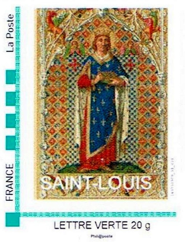 Timbre collector - Saint Louis (Louis IX).