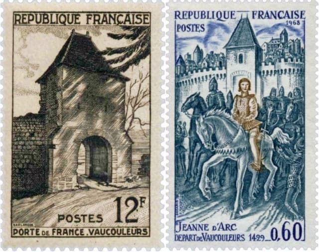 Timbre - Jeanne d'Arc à Vaucouleurs.