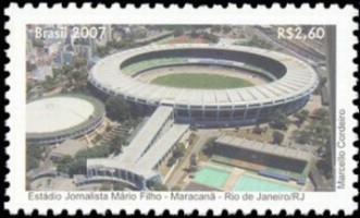 Timbre - Le stade de Maracana à Rio de Janeiro Brésil en 2007.