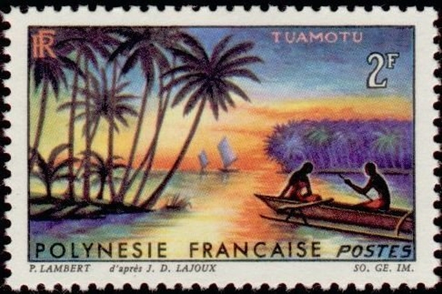 Timbre - L'Archipel des Tuamotu.