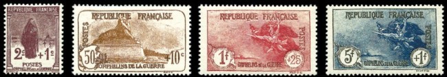 Orphelins de guerre - timbres - 3eme Serie.