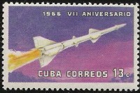 Timbre sur les missiles Cubain.