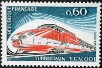 Timbre du TGV 001.