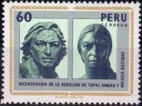 Timbre de l'Inca Tupac Amaru 