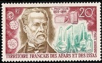 Timbre Louis Pasteur.