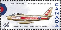 Timbre du F-86 Sabre.