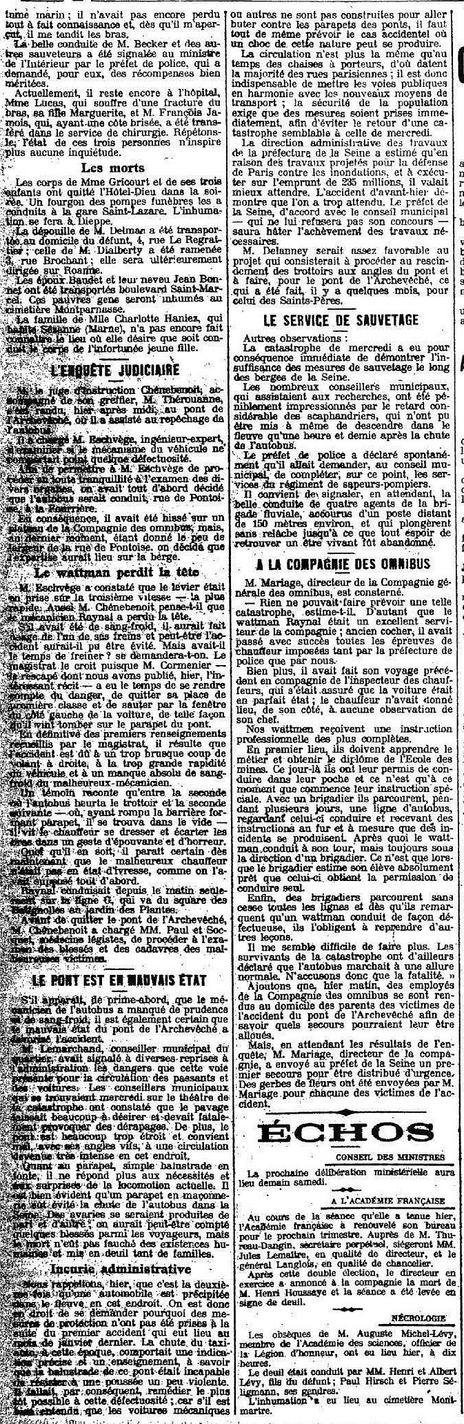 Le Petit Parisien du 29 septembre 1911.