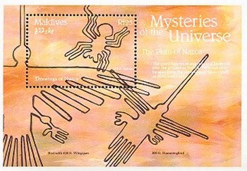Timbre les mystères de l'univers - Les lignes Nazcas.