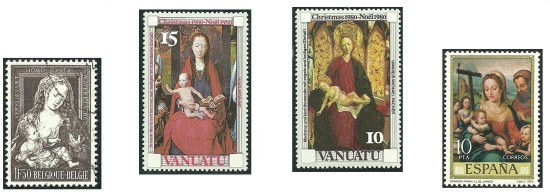 timbres-la-vierge-et-l-enfant-bloc-5
