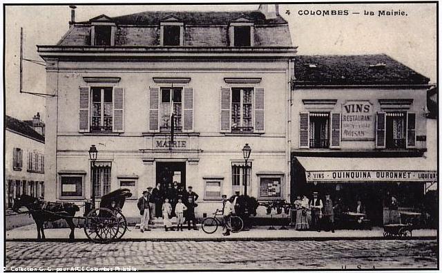 Ancienne mairie de Colombes en 1907