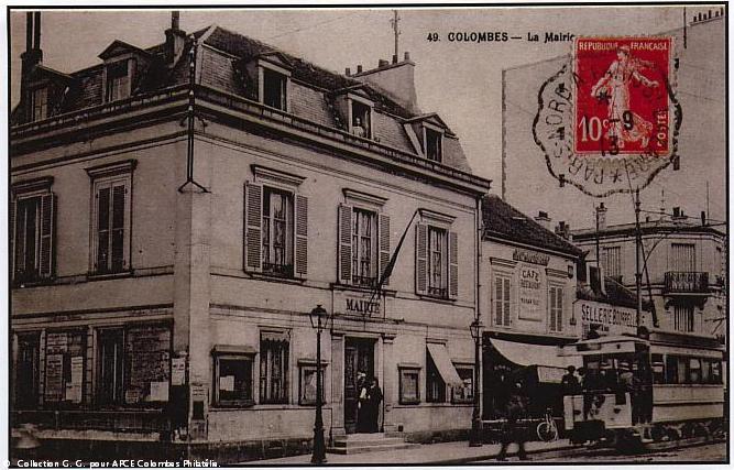 Ancienne mairie de Colombes en 1912