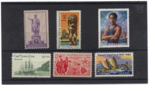 La découverte d'hawai par les timbres.