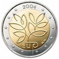 Pièces de 2 Euros commémorative Finlande 2004.
