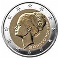 Pièces de 2 Euros commémorative Monaco 2007.