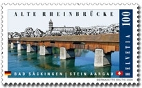 Pont de Stein -timbre suisse allemagne.