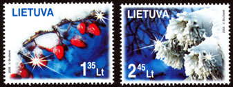 Timbres noël 2008 - Lithuanie.
