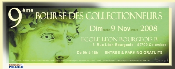 Affiche bourse multicollection Colombes 2008.