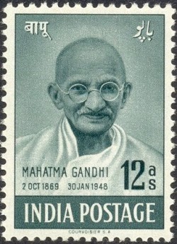 Timbre - Mahatma Gandhi (2 Oct.1869 - 30 Jan.1948)
