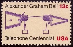 Alexander Graham bell - Centenaire du télephone.