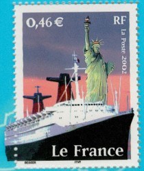 Le France - Série Le Siècle au fil du timbre -2002