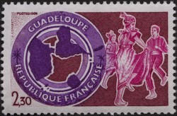 Timbre - La Guadeloupe.