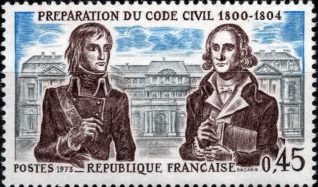 Timbre - Préparation du Code civil 1800-1804.