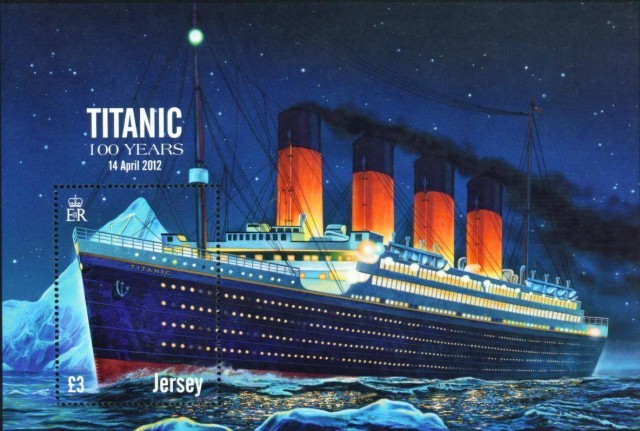 Timbre - Titanic - Commemoration centenaire du naufrage.