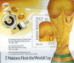 Timbre - La Coupe du monde lors du Mondial 2002 Corée-Japon.