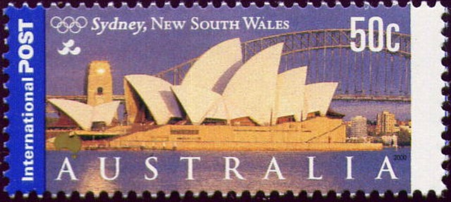 Timbre - L'Opéra de Sydney, Australie (New South Wales).