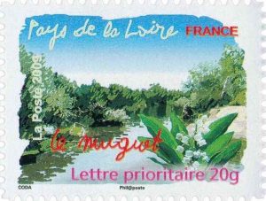 Timbre - Pays de la Loire - le muguet.
