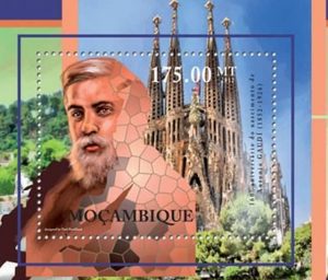 Timbre - Gaudi et la Sagrada Familia.