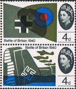 Timbres -Royal Air Force contre Luftwaffe, la bataille d'Angleterre.
