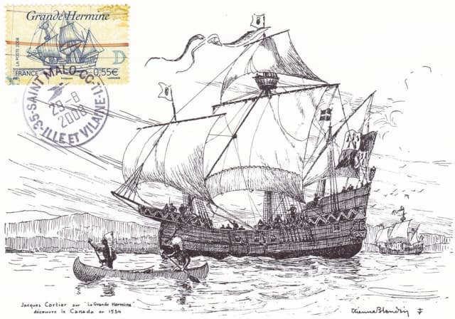 Carte Maximum - Le navire la Grande Hermine.