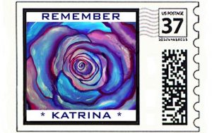 Timbre de Charité USA - Ouragan Katrina 2005.