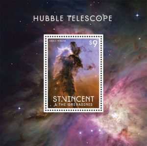 Timbre - La nébuleuse de l'Aigle - photographie Hubble.