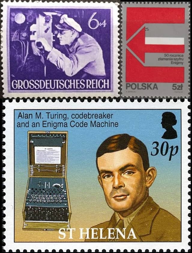 Timbres- Alan Turing - Le génie qui a décrypté les codes secrets nazis.