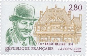 Timbre -André Maginot 1877-1932.